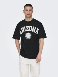 ONLY & SONS Kurzarmshirt ONSLAWSON LIFE RLX VARIS Blau/Dunkelblau/Schwarz/Hellblau