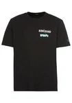 Replay Rundhalsshirt Schwarz/Beige/Grün