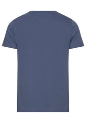 Tommy Hilfiger T-Shirt HILFIGER ROUNDLE TEE Blau/Dunkelblau