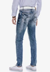 Cipo & Baxx Slim-fit Jeans Blau/Hellblau