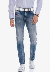 Cipo & Baxx Slim-fit Jeans Blau/Hellblau