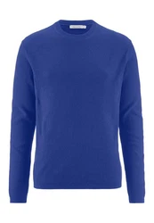 Hessnatur Strickpullover Regular Blau/Hellblau/Dunkelblau/Türkis