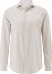 Carl Gross Businesshemd CG Ethan Weiß/Khaki/Beige/Braun