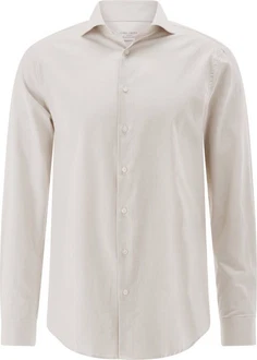 Carl Gross Businesshemd CG Ethan Weiß/Khaki/Beige/Braun Carl Gross Businesshemd CG Ethan Weiß/Khaki/Beige/Braun