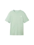 TOM TAILOR Shirt mit Logo Print Hellgrün/Grün