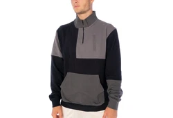 DC Shoes Sweater Sweatpulli DC Rogers Schwarz/Dunkelblau/Grau/Hellgrau/Dunkelgrau