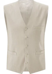 Carl Gross Anzugweste CG Waldo Khaki/Braun/Beige