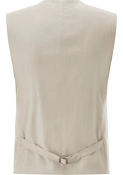 Carl Gross Anzugweste CG Waldo Khaki/Braun/Beige