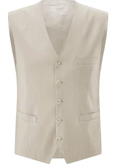 Carl Gross Anzugweste CG Waldo Khaki/Braun/Beige