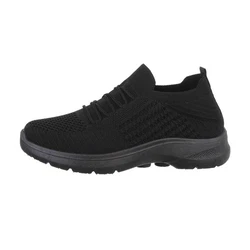 Coolwalk Herren Low-Top Freizeit Sneaker Flach Sneakers Schwarz