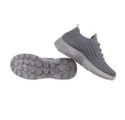 Coolwalk Herren Low-Top Freizeit Sneaker Flach Sneakers Grau