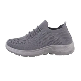 Herren Low-Top Freizeit Sneaker Flach Sneakers in Grau