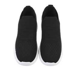 Coolwalk Herren Low-Top Freizeit Sneaker Flach Sneakers Schwarz