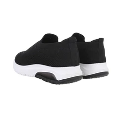 Coolwalk Herren Low-Top Freizeit Sneaker Flach Sneakers Schwarz