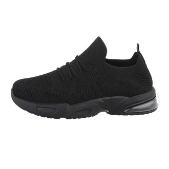 Coolwalk Herren Low-Top Freizeit Sneaker Flach Schwarz