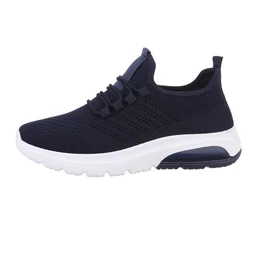 Herren Low-Top Freizeit Sneaker Flach Sneakers in Dunkelblau