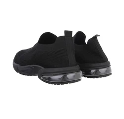 Coolwalk Herren Low-Top Freizeit Sneaker Flach Sneakers Schwarz