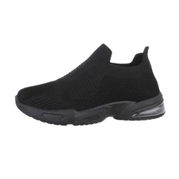 Herren Low-Top Freizeit Sneaker Flach Sneakers in Schwarz