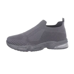 Herren Low-Top Freizeit Sneaker Flach Sneakers in Grau