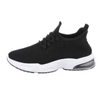 Coolwalk Herren Low-Top Freizeit Sneaker Flach Sneakers Schwarz