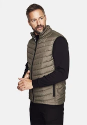 New Canadian Steppweste Dunkelgrün/Braun/Khaki/Beige/Grün
