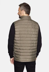 New Canadian Steppweste Dunkelgrün/Braun/Khaki/Beige/Grün