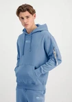 Alpha Industries Hoodie EMB  Blau/Hellblau