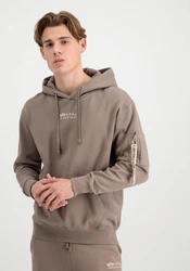 Alpha Industries Hoodie EMB  Braun/Khaki/Grau/Beige/Dunkelgrün