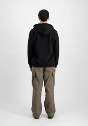 Alpha Industries Basic Zip Hoodie (PP) Schwarz/Blau
