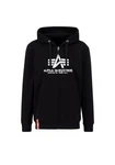 Alpha Industries Basic Zip Hoodie (PP) Schwarz/Blau