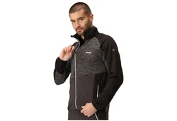 Regatta Strickfleecejacke Coldane V Schwarz/Dunkelgrau/Grau