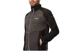 Regatta Strickfleecejacke Coldane V Schwarz/Dunkelgrau/Grau