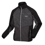 Regatta Strickfleecejacke Coldane V Schwarz/Dunkelgrau/Grau