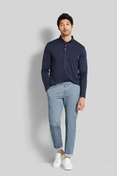 bugatti Chinohose Grau/Blau/Hellblau