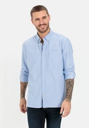 Langarmhemd aus zertifiziertem Organic Cotton Button-Down