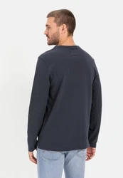 camel active T-Shirt Henley Night Blue
