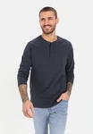 camel active T-Shirt Henley Night Blue
