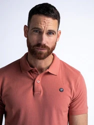Petrol Industries Poloshirt Herren Kurzarm Rot/Rosa/Orange