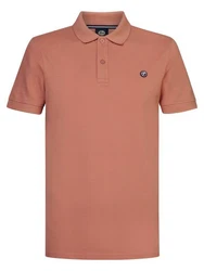 Petrol Industries Poloshirt Herren Kurzarm Rot/Rosa/Orange
