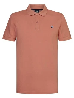 Petrol Industries Poloshirt Herren Kurzarm Rot/Rosa/Orange