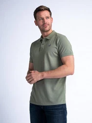 Petrol Industries Poloshirt Herren Kurzarm Dunkelgrün/Khaki/Grün