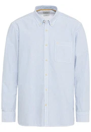 Langarmhemd mit Button-down-Kragen