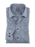 OLYMP Businesshemd Luxor comfort fit Grafik-Print Blau/Dunkelblau/Hellblau