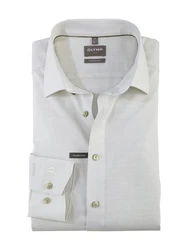 OLYMP Businesshemd Luxor comfort fit Hellgrün/Creme/Grau/Khaki/Weiß