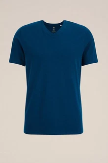 WE Fashion T-Shirt Dunkelblau/Blau