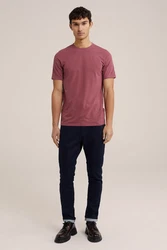 WE Fashion T-Shirt Rot/Rosa/Lila/Dunkelrot/Bordeaux