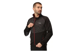 Regatta Strickfleecejacke Coldane V Rot/Schwarz/Dunkelrot