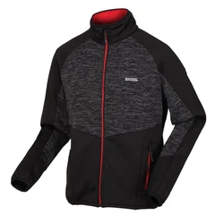 Regatta Strickfleecejacke Coldane V Rot/Schwarz/Dunkelrot