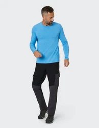 HOT Sportswear Sweatshirt Longsleeve Holen Hellblau/Blau/Türkis