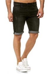 Indicode Shorts Kaden Jeans Braun/Dunkelgrün/Khaki/Dunkelbraun